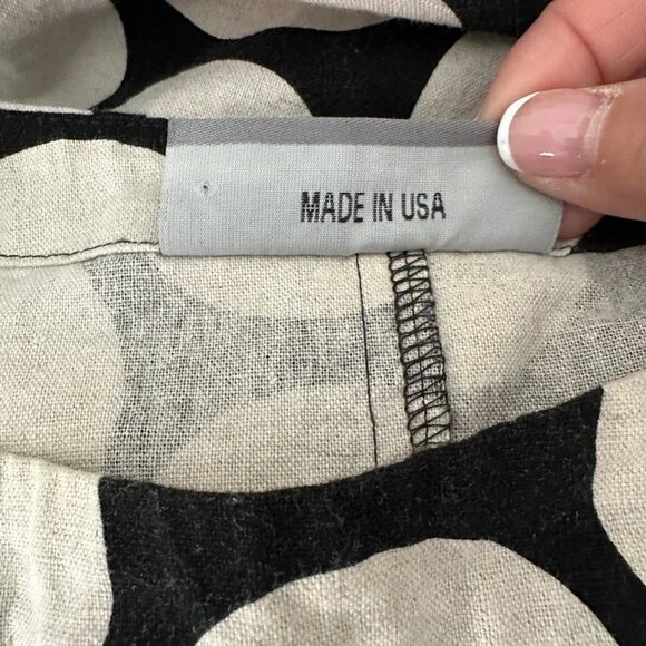 Eleven Stitch Design Pullover Bubble Short Dress Sleeveless Flax Blend Beige Pol - Picture 10 of 12